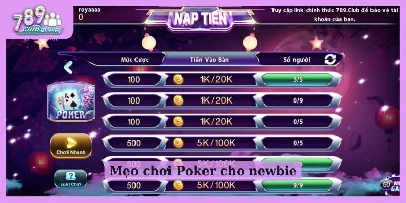 Poker đổi thưởng online là gì? 2 mẹo chơi hay từ cao thủ 3 Mẹo chơi Poker cho newbie