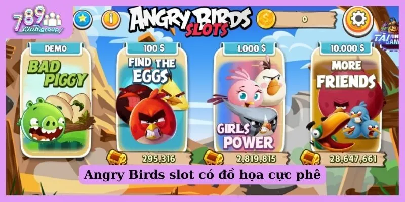 Top game slot hay - Tinh hoa hội tụ săn thưởng cực phê! 4 Angry Bird Slot là top game slot hay khuynh đảo thị trường