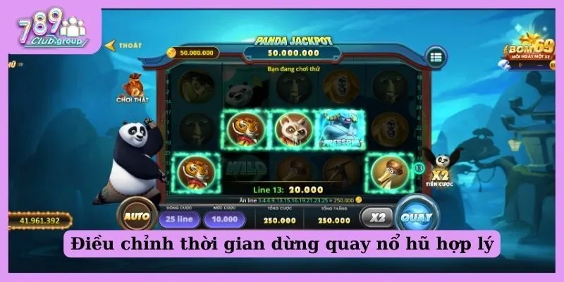 Nổ hũ B29 - Luật lệ và kinh nghiệm cược slot luôn thắng 3 Điều chỉnh thời gian quay nổ hũ B29 hợp lý