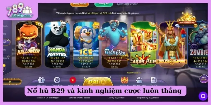 Nổ hũ B29 - Luật lệ và kinh nghiệm cược slot luôn thắng 1 Nổ hũ B29 và kinh nghiệm đặt cược luôn thắng