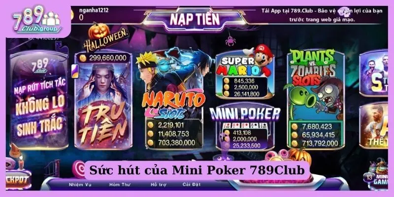 Khám phá mẹo quay hũ Mini Poker 789Club siêu hay cho newbie 1 Sức hút của Mini Poker 789Club