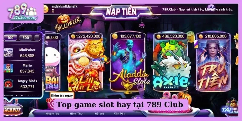 Top game slot hay - Tinh hoa hội tụ săn thưởng cực phê! 1 Top game slot hay tại 789 Club mang đến nhiều cơ hội săn thưởng