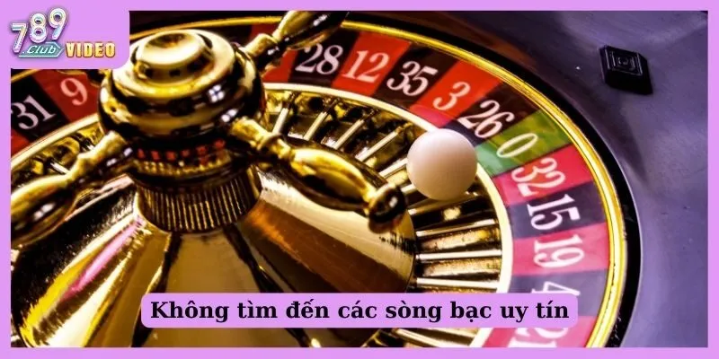Những sai lầm phổ biến cần tránh khi chơi Roulette là gì? 3 Không tìm đến các sòng bạc uy tín