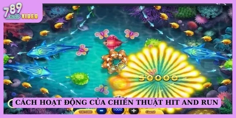 Chiến thuật Hit and Run trong bắn cá - Cách áp dụng hiệu quả 1 Cách hoạt động của chiến thuật Hit and Run