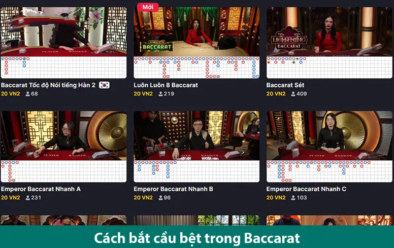 Cách bắt cầu bệt trong Baccarat để chơi dễ thắng nhất 2025 3 Cách bắt cầu bệt trong Baccarat để chơi dễ thắng cho cược thủ